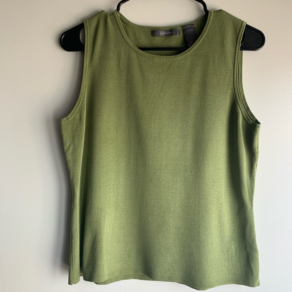 Green tank top